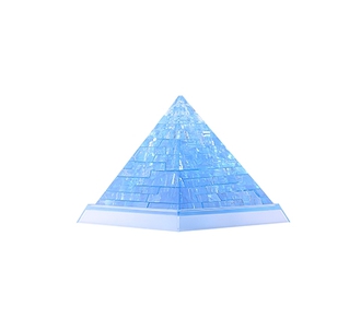 3D головоломка Ice puzzle  Пирамида голубая