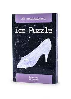 3D головоломка Ice puzzle Туфелька прозрачная XXL