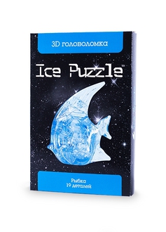 3D головоломка Ice puzzle Рыбка голубая XXL