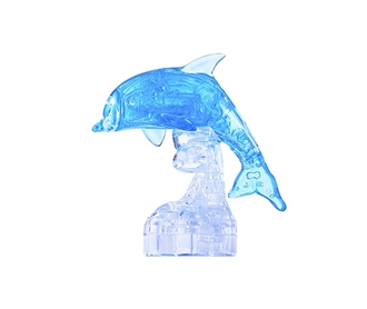 3D головоломка Ice puzzle Дельфин голубой XXL