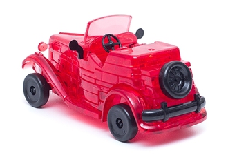 3D головоломка Автомобиль красный